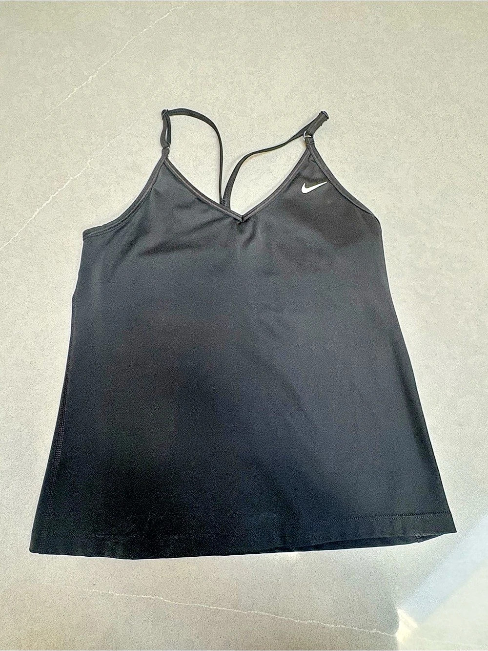 Nike Dri-FIT Strappy Built-In Shelf Bra Tank Top - Black